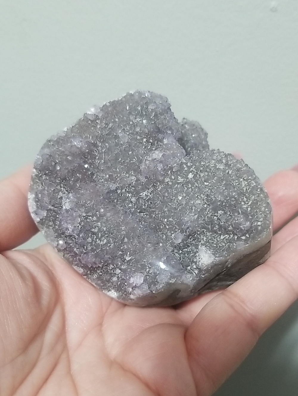 Brazilian Lavender Amethyst Cluster Cut Base #2